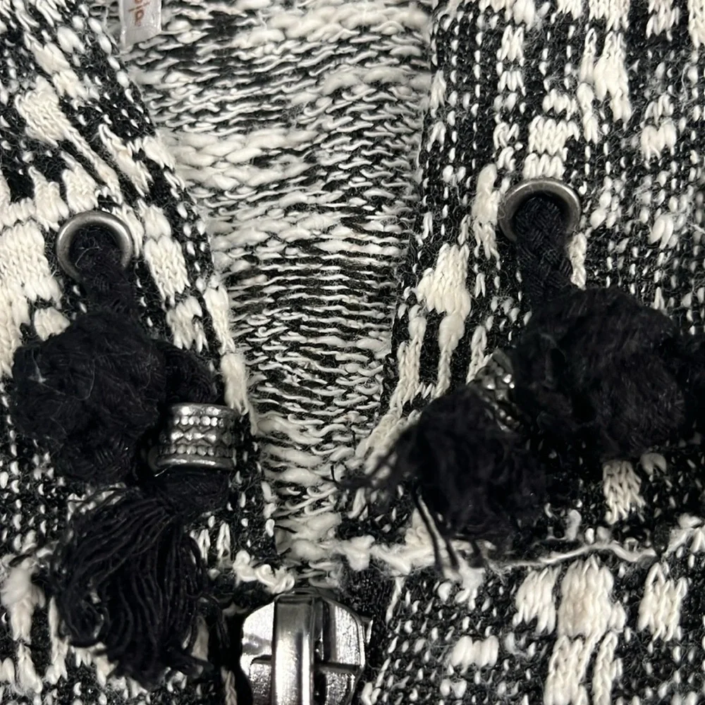 Free People Santa Fe Jacquard Zippered Kimono Hoodie Size Small - Picture 10 of 12